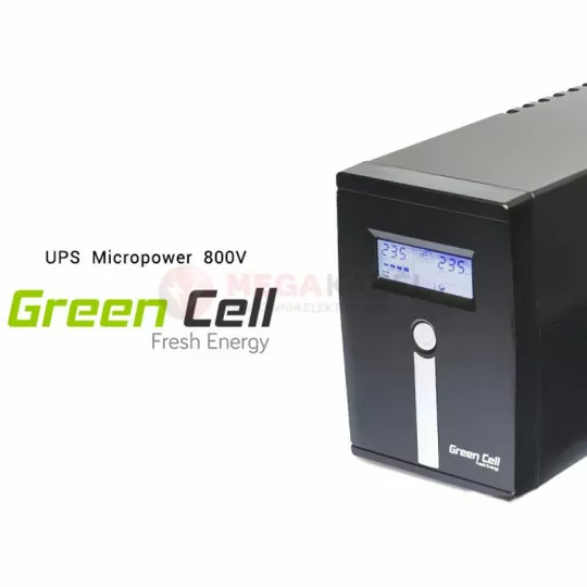 UPS 1000VA 600W LCD UPS03 GREEN CELL UPS.