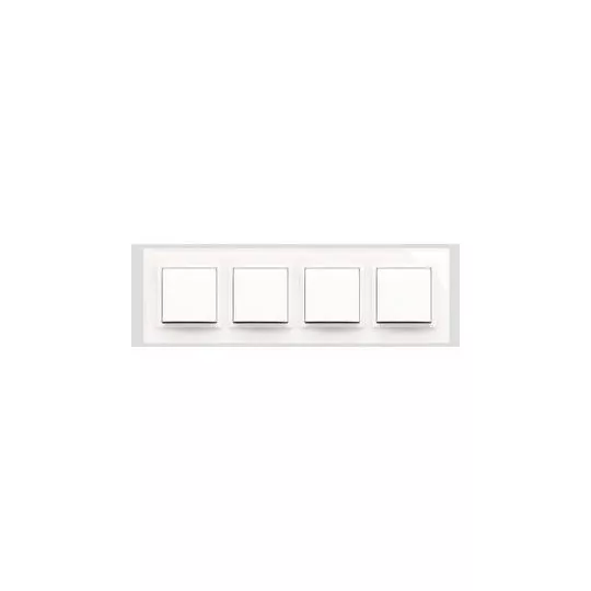 Simon54 Nature glass frame white pearl DRN4/70