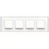 Simon54 Nature glass frame white pearl DRN4/70