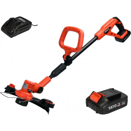 18V Cordless Trimmer with 2.0Ah Rechargeable Battery YT-82830 YATO
