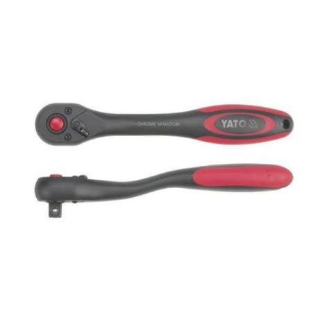 Grzechotka powlekana wygięta 3/8" YT-0294 Yato