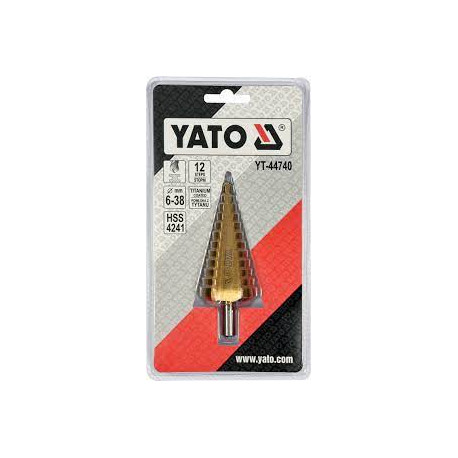 Wiertło stopniowe 6-38mm tytanowe YT-44740 Yato