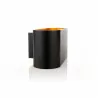 SQUALLA black/gold wall lamp by Spectrum