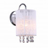 LANA White E14 40W Italux crystal wall lamp