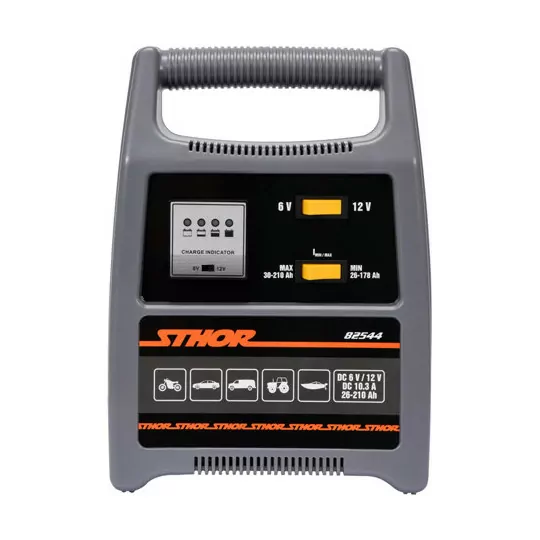 Prostownik do akumulatora 6/12V 12A LED 82544 STHOR