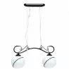 KAJA K-2391 II matte black 2xE27 pendant lamp