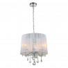 Lampa wisząca CORNELIA glamour MDM-2572/3 W biała E14 Italux