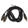 Cable min jack 3.5mm plug / 2xRCA plug 1.5m 005130 BOWI