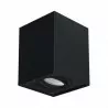 Lampa sufitowa plafon natynkowy nowoczesny HARY D czarna 03716 GU10 STRUHM