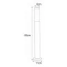 ANICA garden post lamp K-LP231-650 KAJA