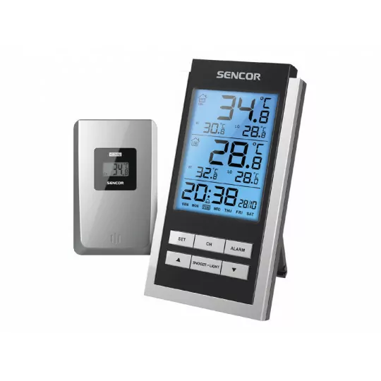 Stacja pogody SWS125 WiFi silver-black Sencor Stacja pogody SWS125 WiFi silver-black Sencor