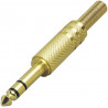 Jack connector 3.5mm metal gold stereo CA006 049426 C.E.