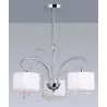 SPAN MDM1583/3 white E14 Italux pendant lamp
