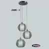 Lampa wisząca JADE-3 zwis chrom 3xE27 VITALUX