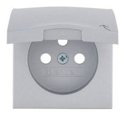 One Platform faceplate - socket with cover white 3965898999 BERKER