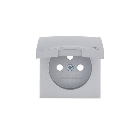 One Platform płytka czołowa - gniazdo z pokrywą białe 3965898999 BERKER