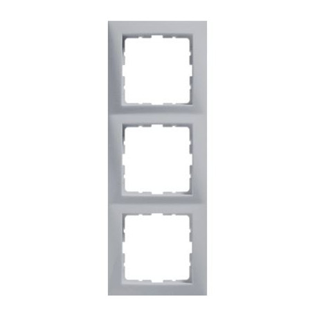 Berker Kwadrat 3-frame silver 5310138994 BERKER