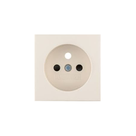 Kwadrat Płytka czołowa do gniazda z uziemieniem kremowa 3965768992 BERKER