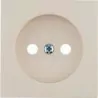 Square Face plate for grounded socket cream 3965768992 BERKER