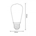 Żarówka LED E27 2W WW COG RETROSHINE ST64 Spectrum