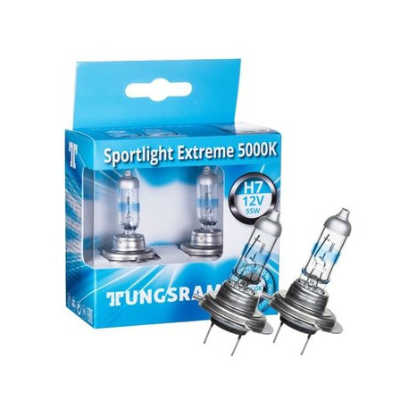 H1 55W 12V 4200K 2pcs Sportlight bulb.