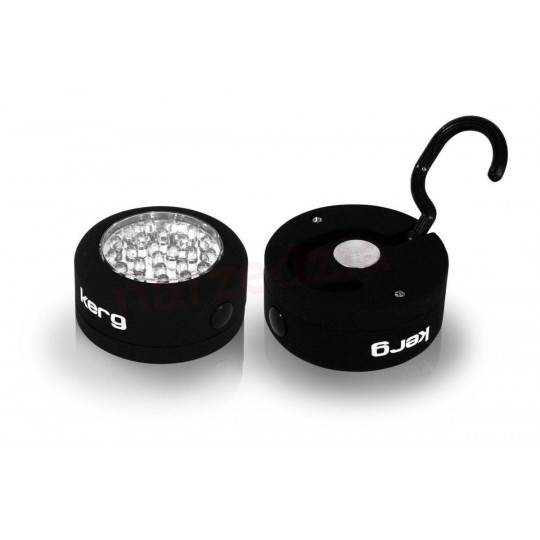 LED round flashlight hook + magnet KERG
