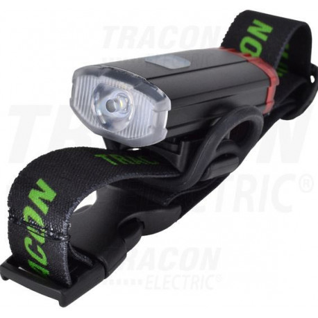 TRACON 3.7V front-to-rear LED bicycle flashlight