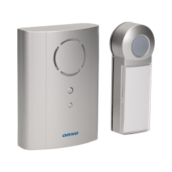 Wireless battery-operated doorbell OR-DB-KH-120/G silver Orno