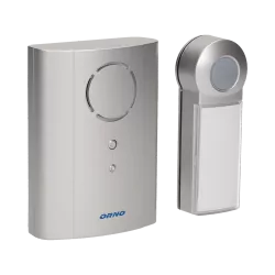 Dzwonek bateryjny bezprzewodowy OR-DB-KH-120/G srebrny Orno