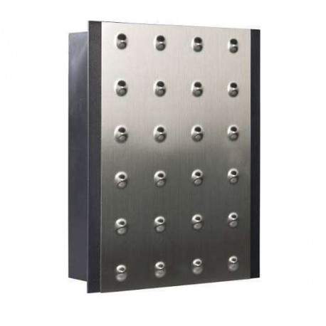 Dzwonek Gong TYP-411VDE 230V inox/black Zamel