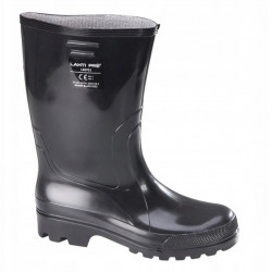 L3070144 men's black PVC wellingtons size 44 LAHTI