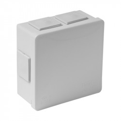 Ash box n/t 80x80x32 IP55 rubber 002-03 ViPl