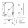 Lightning protection box 82-150mm R.8145 Pawbol