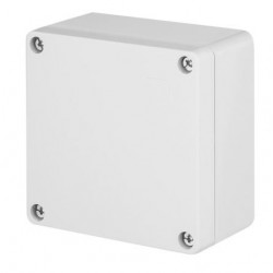 Industrial flush mounted hermetic box 105x105x66 IP65 2701-00 ELEKTROPLAST