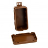 Brown flush box 80x45x41 IP54 038-02 ViPlast