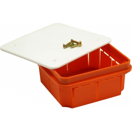Flush mounted box 92x92x45 screwed OL.10001 Pawbol