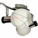 IDA-2 wall and ceiling lamp chrome black E14 Vitalux