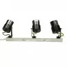 VERDI-3 black chrome yellow GU10 ceiling wall lamp Vitalux