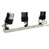 VERDI-3 black chrome yellow GU10 ceiling wall lamp Vitalux