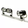 VERDI-3 black chrome yellow GU10 ceiling wall lamp Vitalux
