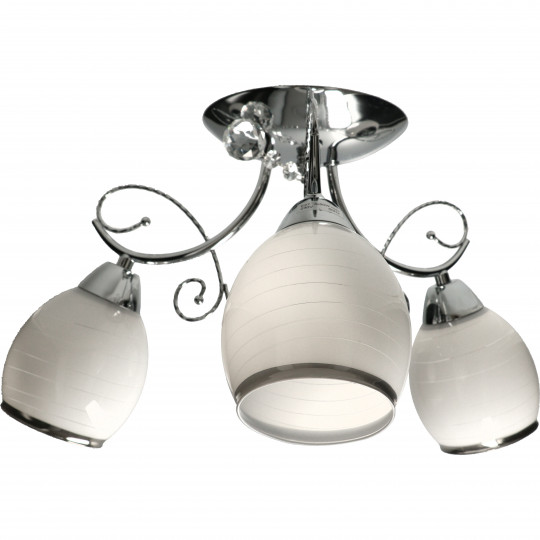Lampa sufitowa plafon CARIATI-3 chrom E27 3x60W Vitalux
