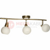 Plafond wall lamp DAVID-3 AB old gold Vitalux