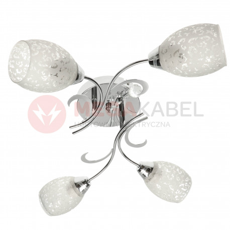 Lampa sufitowa IDALIA-4 chrome E27 4x60W Vitalux