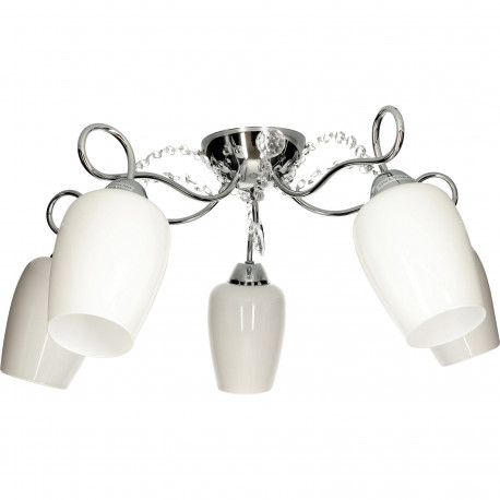 Lampa sufitowa do salonu VERONA-5 chrom 5xE27 Vitalux