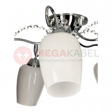 Lampa sufitowa do salonu VERONA-5 chrom 5xE27 Vitalux