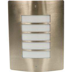 EDGAR inox E27 18W garden wall lamp Vitalux