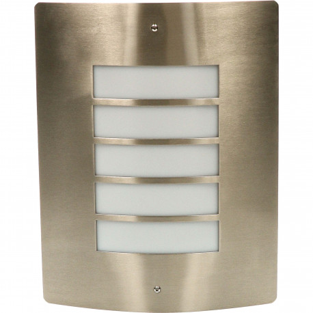 EDGAR inox E27 18W garden wall lamp Vitalux