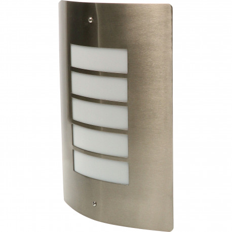 EDGAR inox E27 18W garden wall lamp Vitalux