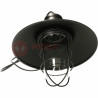 Lampa wisząca ELIZA I retro czarna metal E27 Vitalux