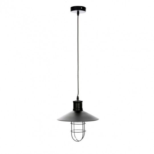 ELIZA I retro black metal E27 pendant lamp Vitalux